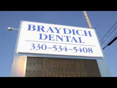 Braydich dental - Dr. Mark Braydich, is a Dentistry specialist practicing in Hubbard, OH with undefined years of experience. . New patients are welcome. Find Providers by Specialty ... Braydich Dental. 45 E Liberty St. Hubbard, OH, 44425. Tel: (330) 913-1303. Visit Website . Mon 8:00 am - 6:00 pm. Tue 8:00 am - 6:00 pm. Wed 8:00 am - 6:00 pm.